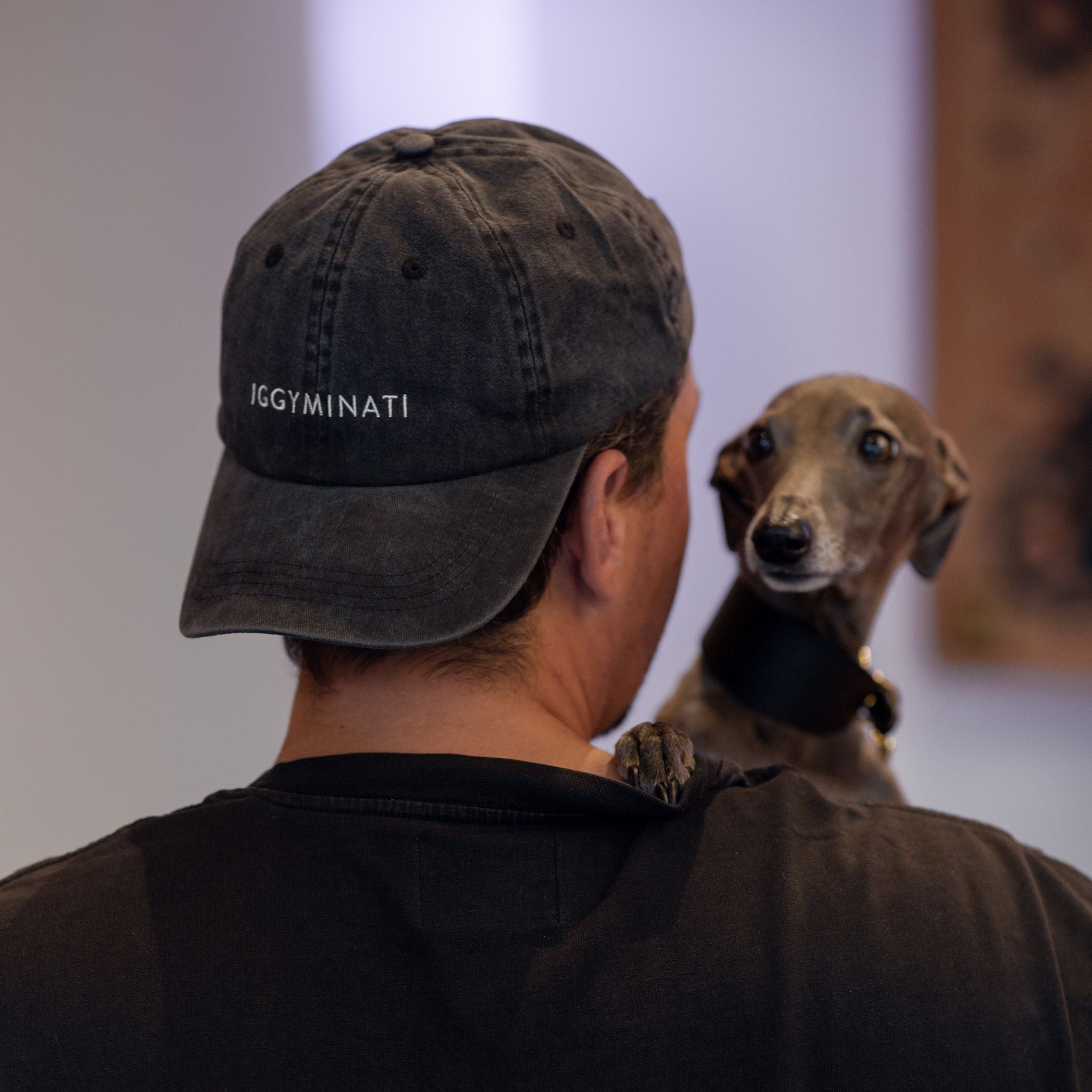 Black Denim Cap - IGGYMINATI