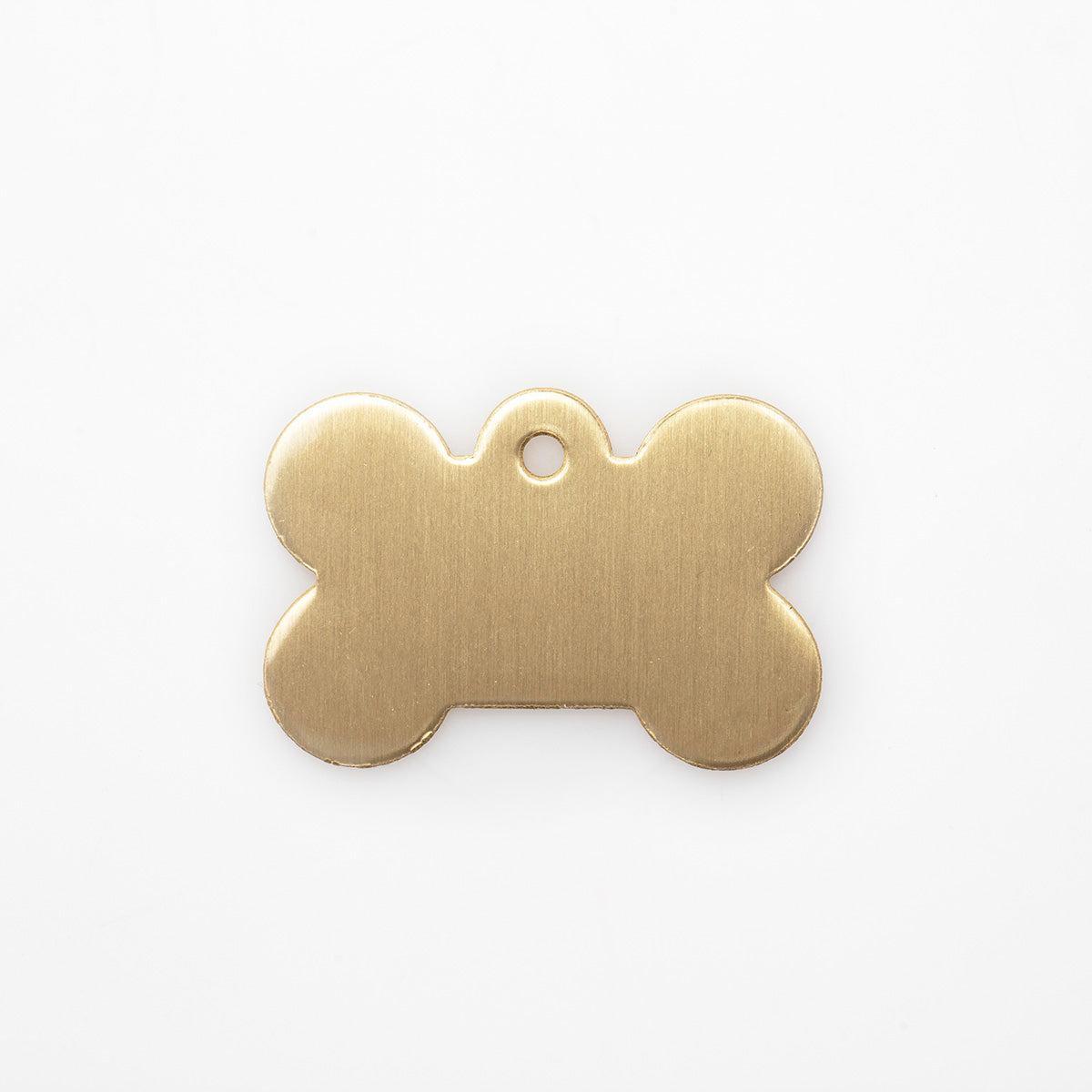 Engraved Dog Tag - Brass Bone