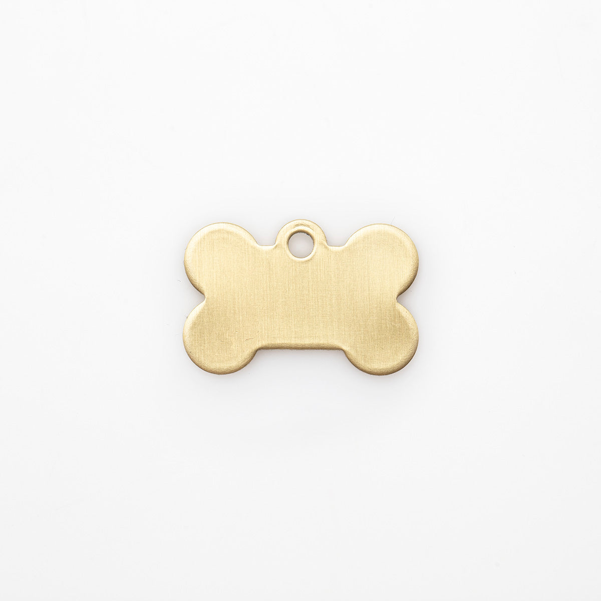 Engraved Dog Tag - Brass Bone