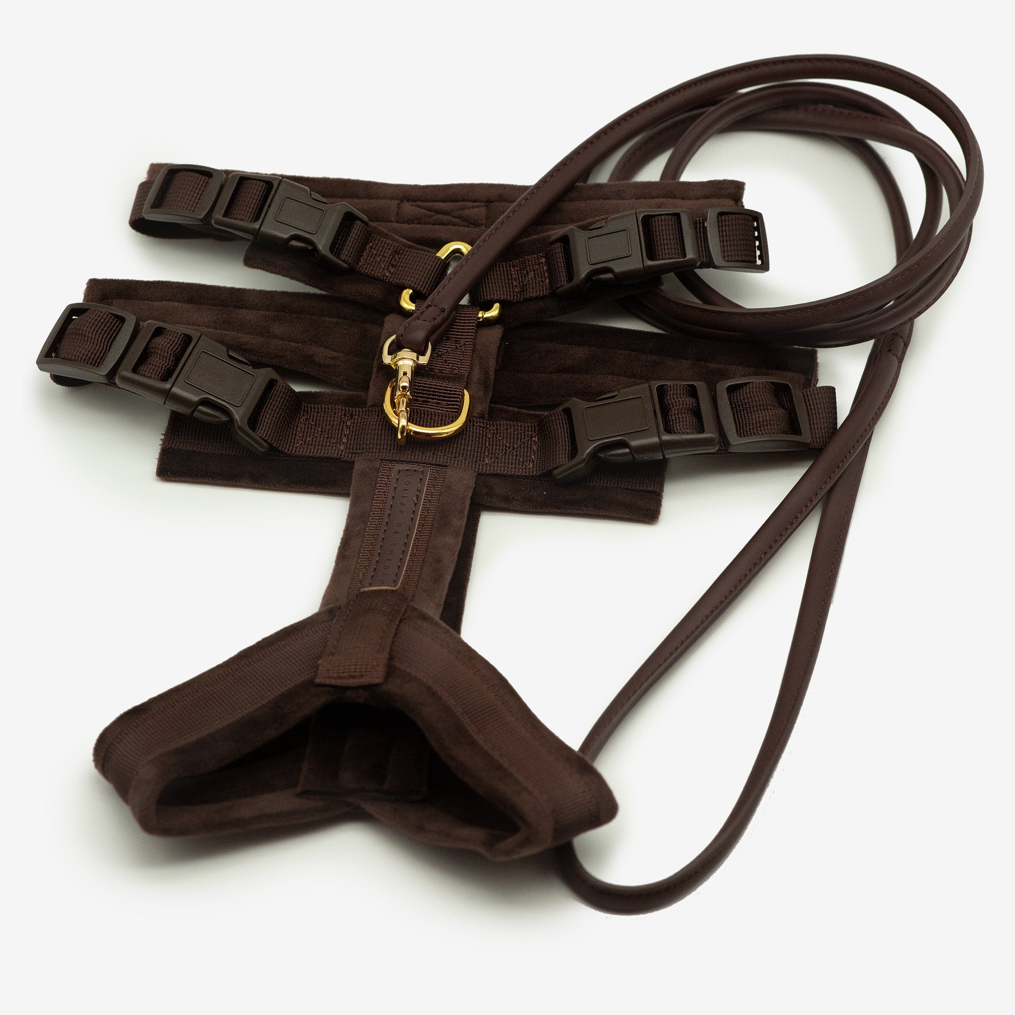 Coffee Brown Y-Harness XS