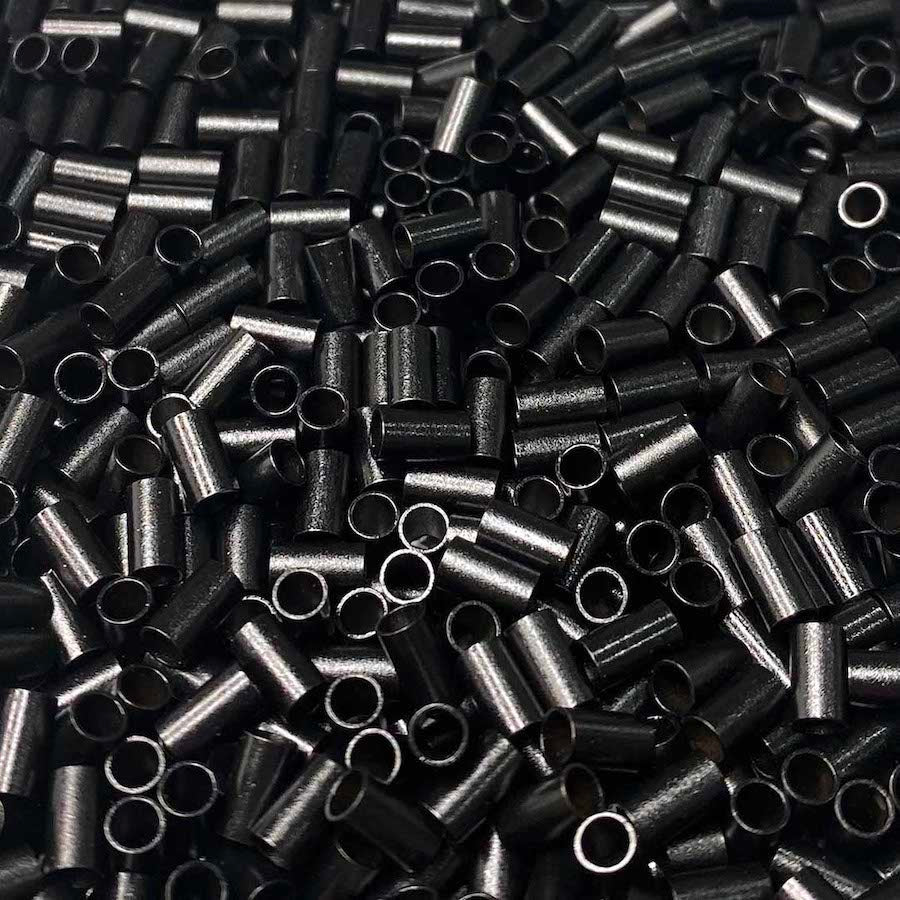 Miedziane tulejki do przedłużania włosów