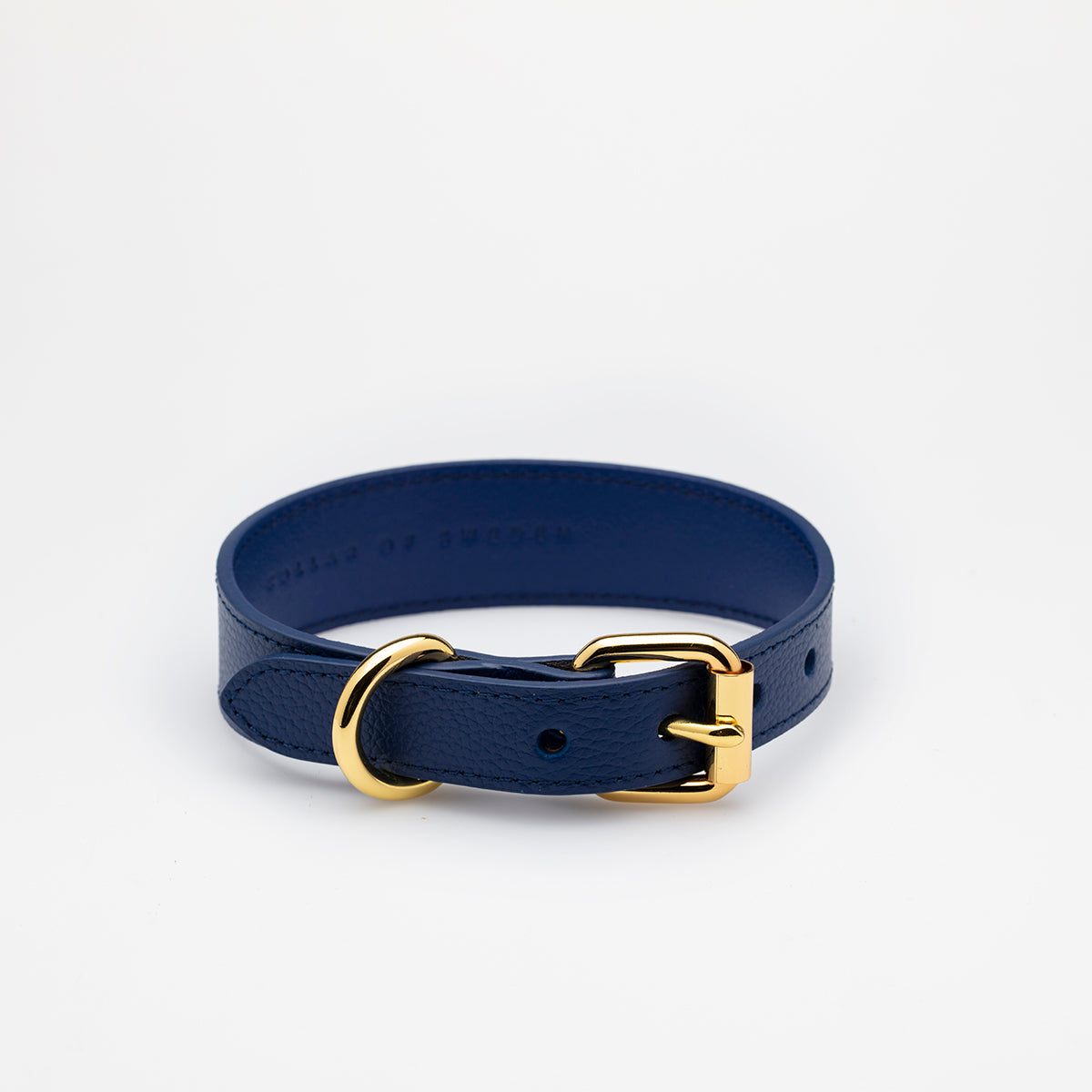 Dark Blue Dog Collar Thin
