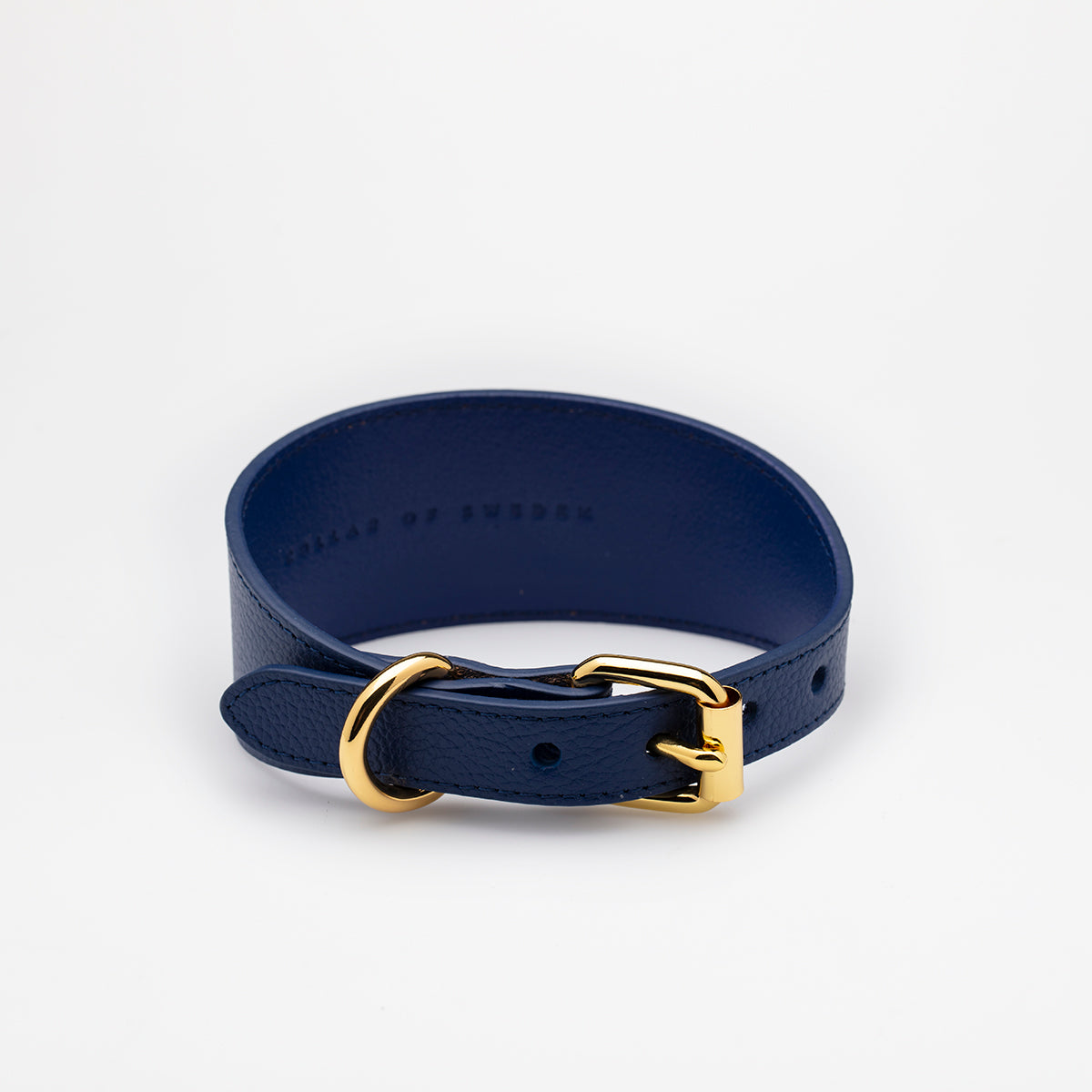 Dark Blue Dog Collar Wide