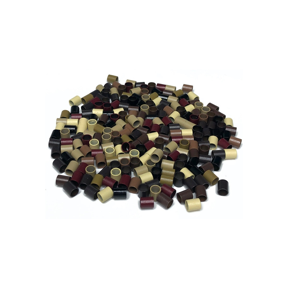 Miedziane tulejki do przedłużania włosów