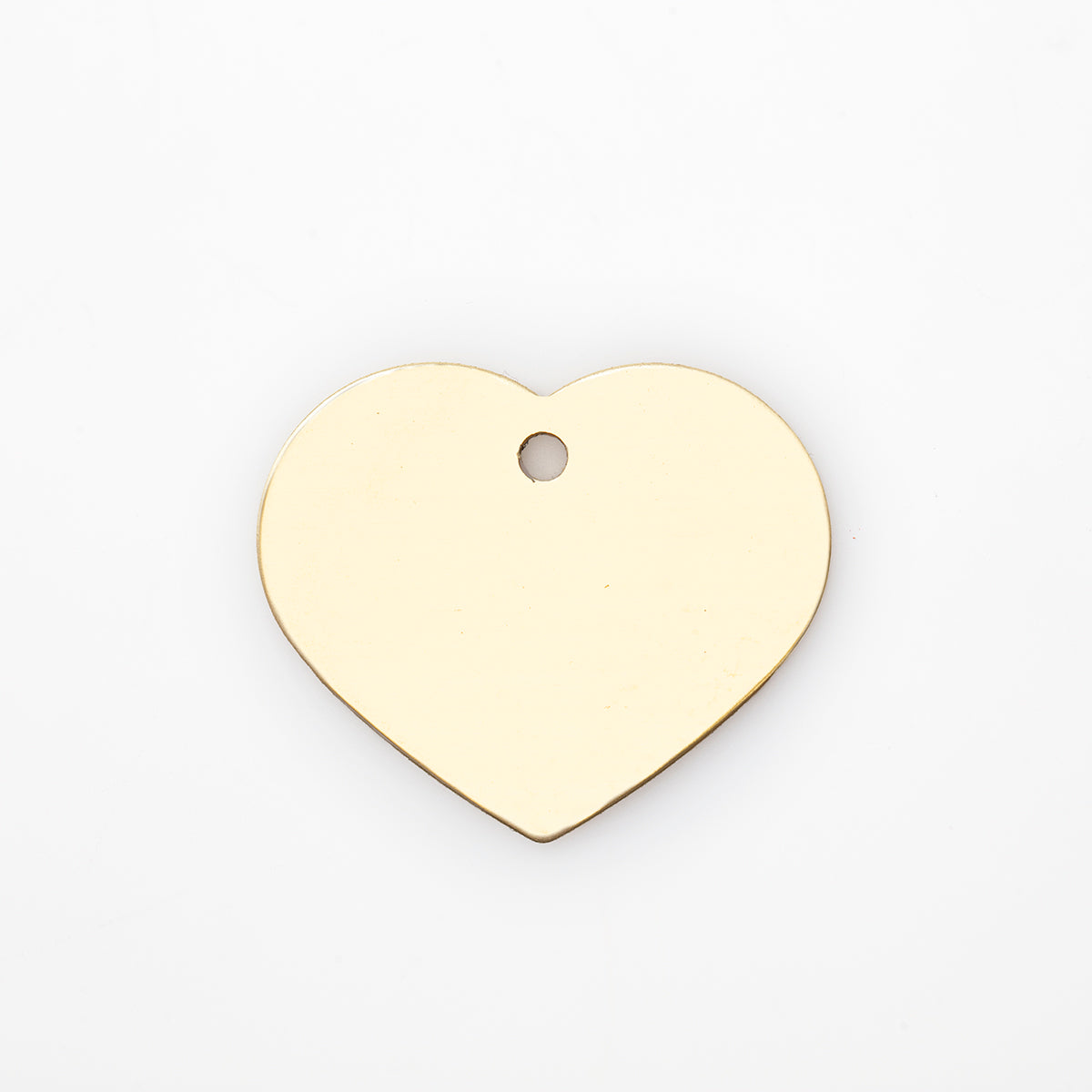 Engraved Dog Tag - Premium Gold Heart