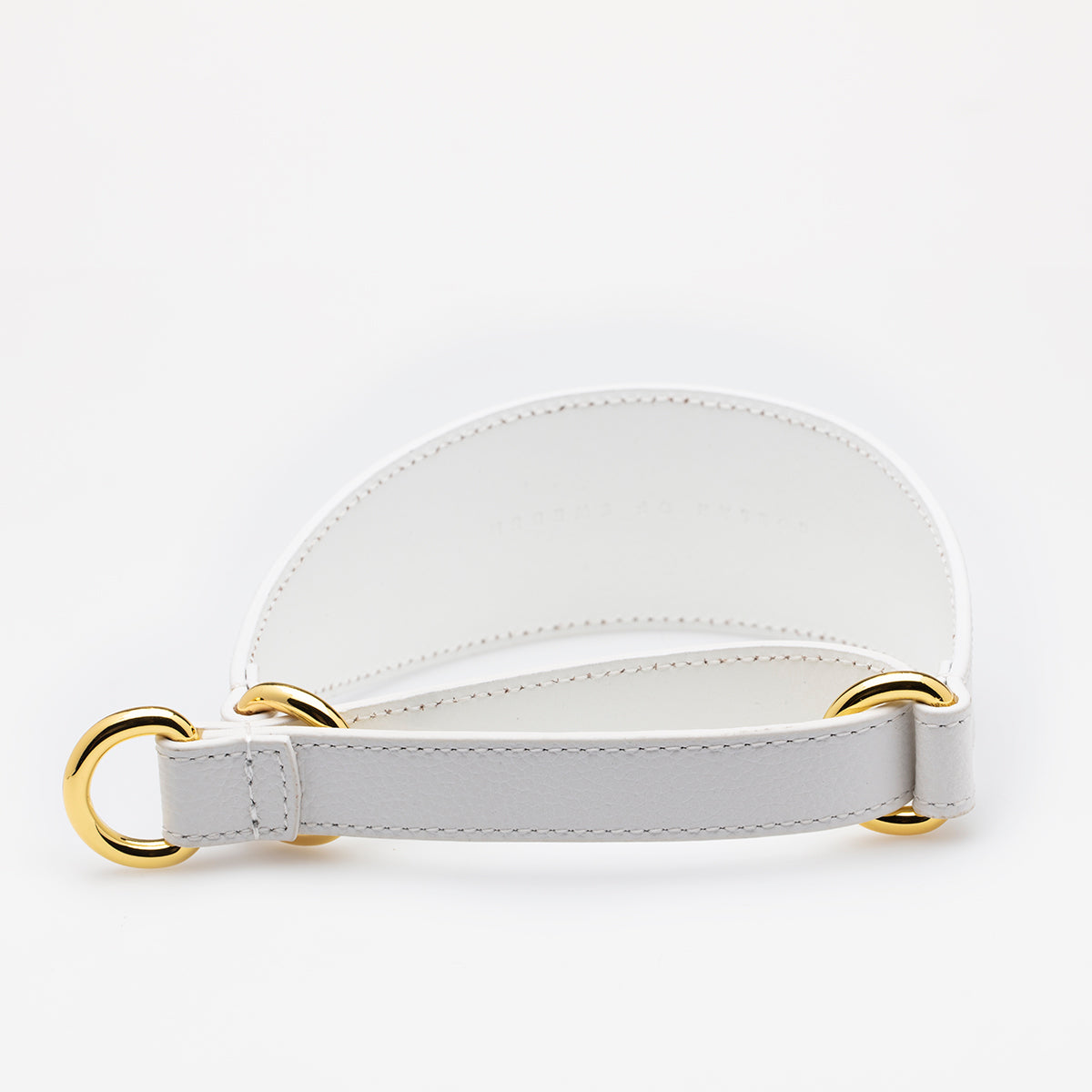 White Dog Martingale Wide
