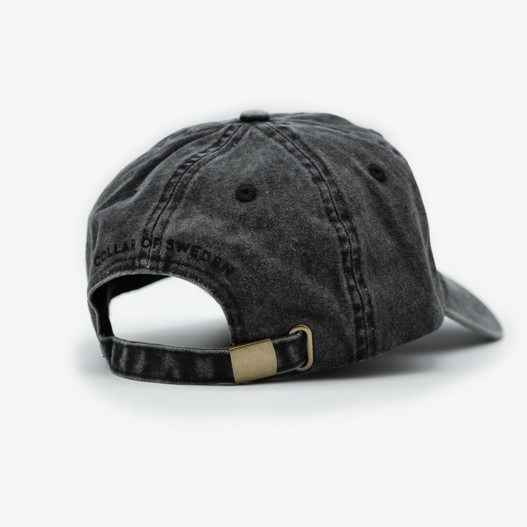 Black Denim Cap - Cat Mom