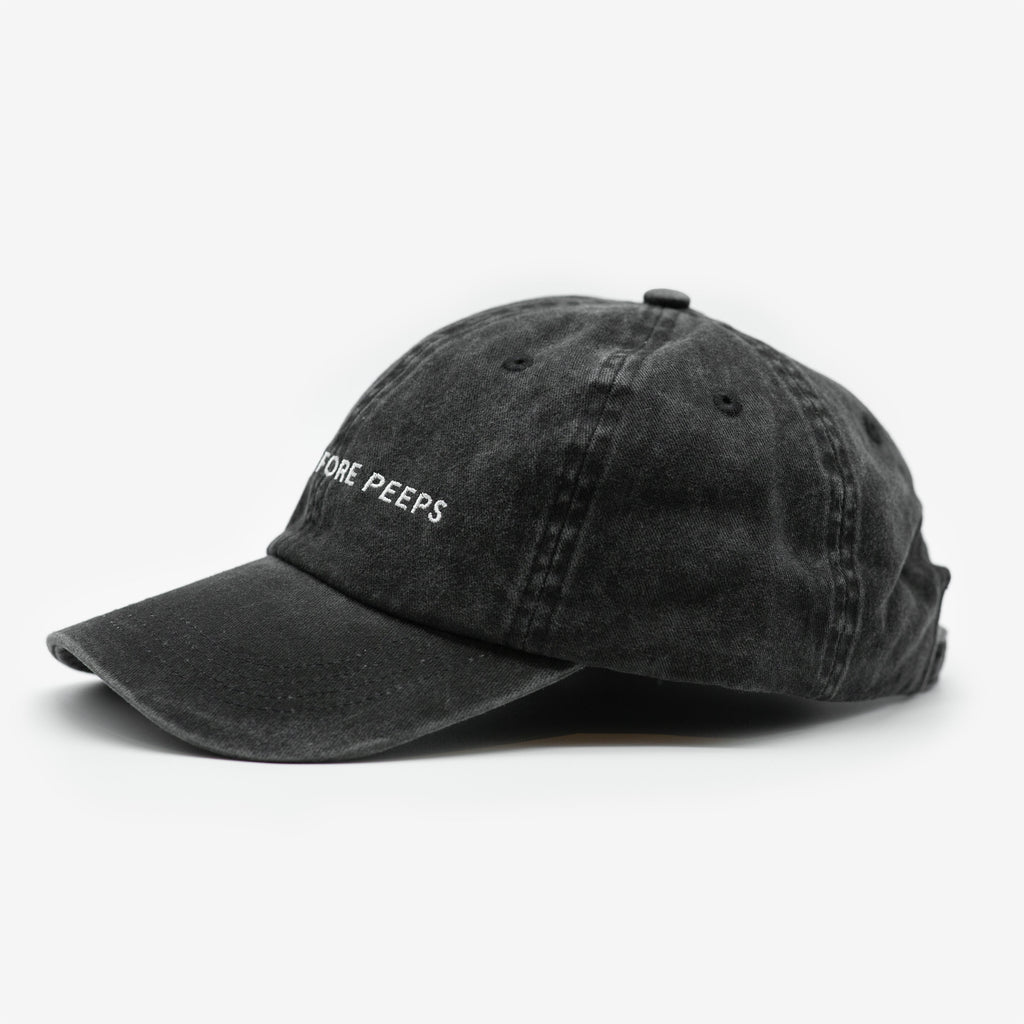 Black Denim Cap - Pups Before Peeps