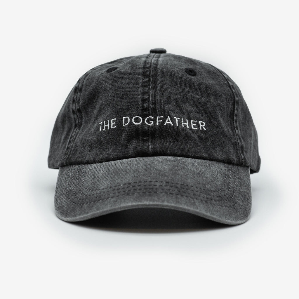 Black Denim Cap - The Dogfather