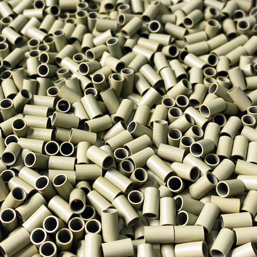 Miedziane tulejki do przedłużania włosów