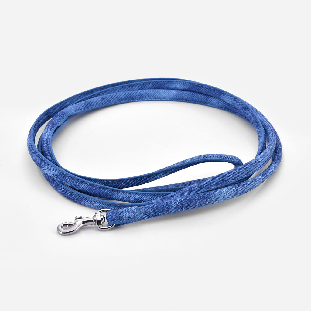 Blue Denim Dog Lead