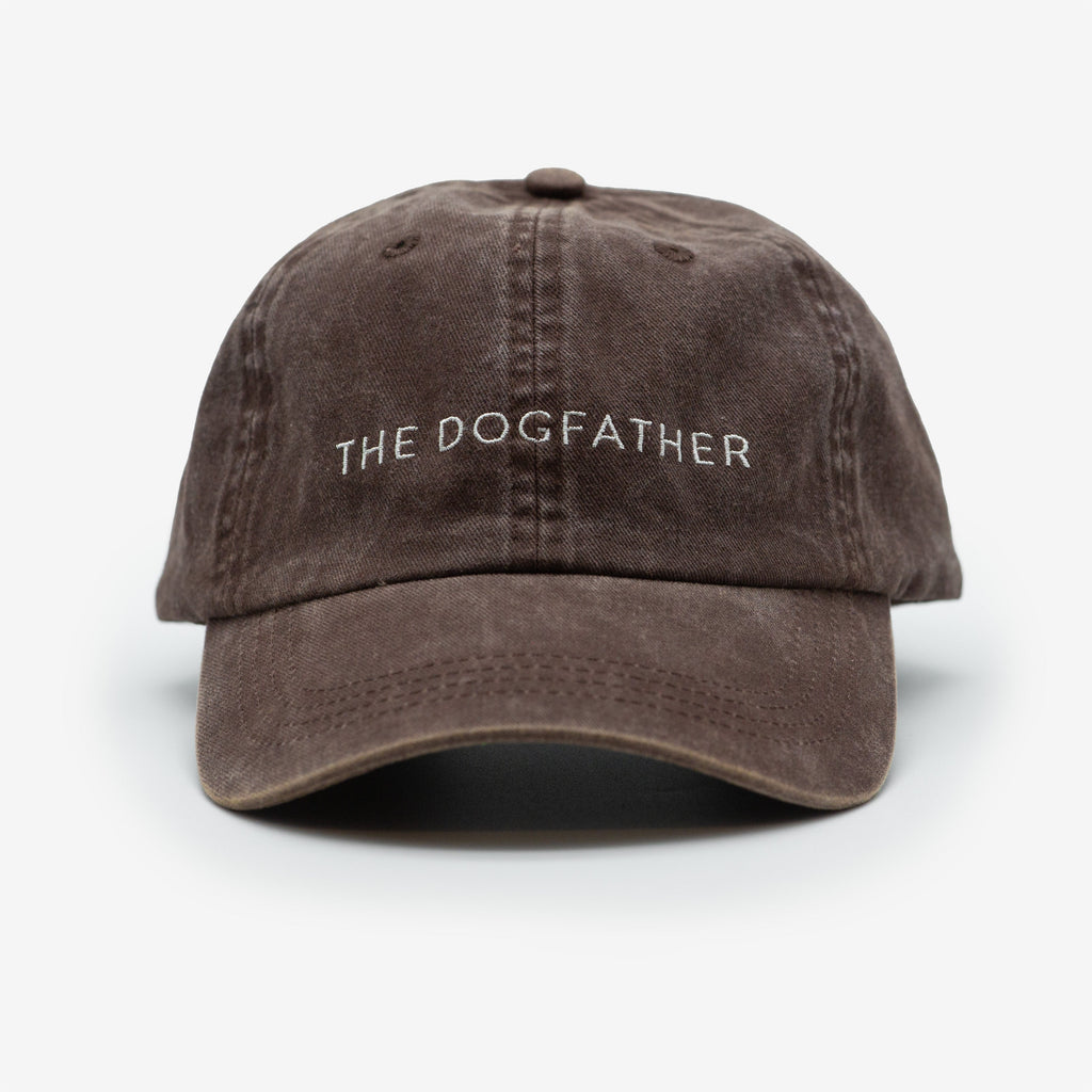 Brown Denim Cap - The Dogfather