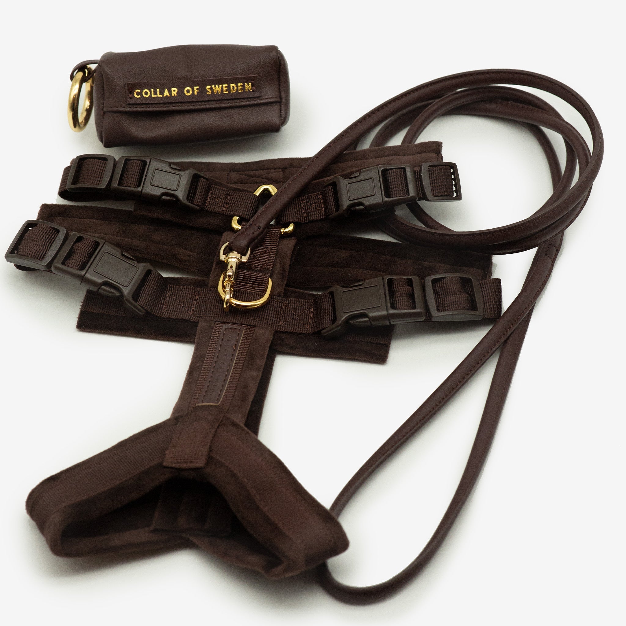 Coffee Brown Y-Harness XS