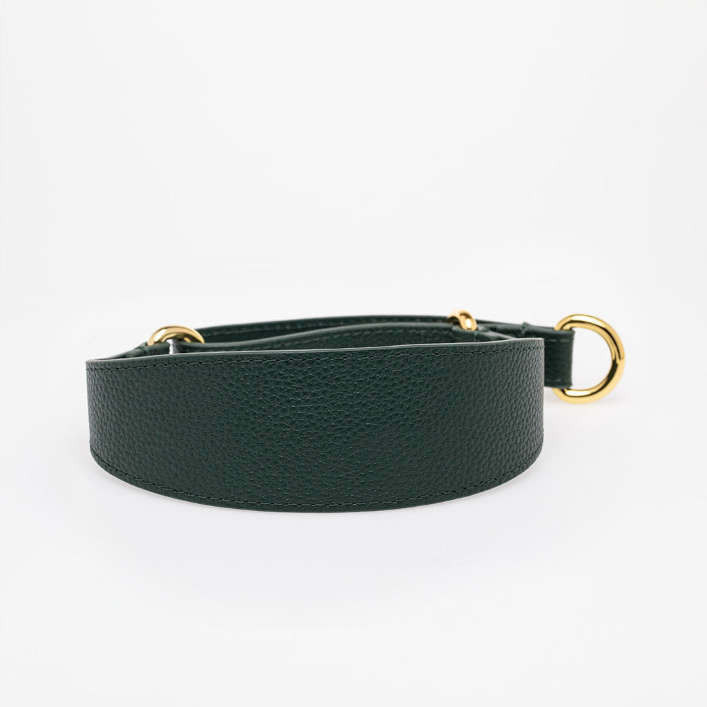 Dark Green Dog Martingale Wide