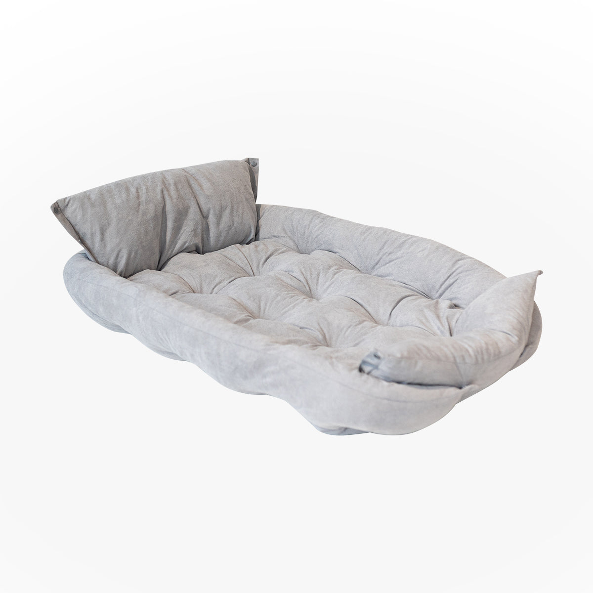Grey Dog Bed 3in1