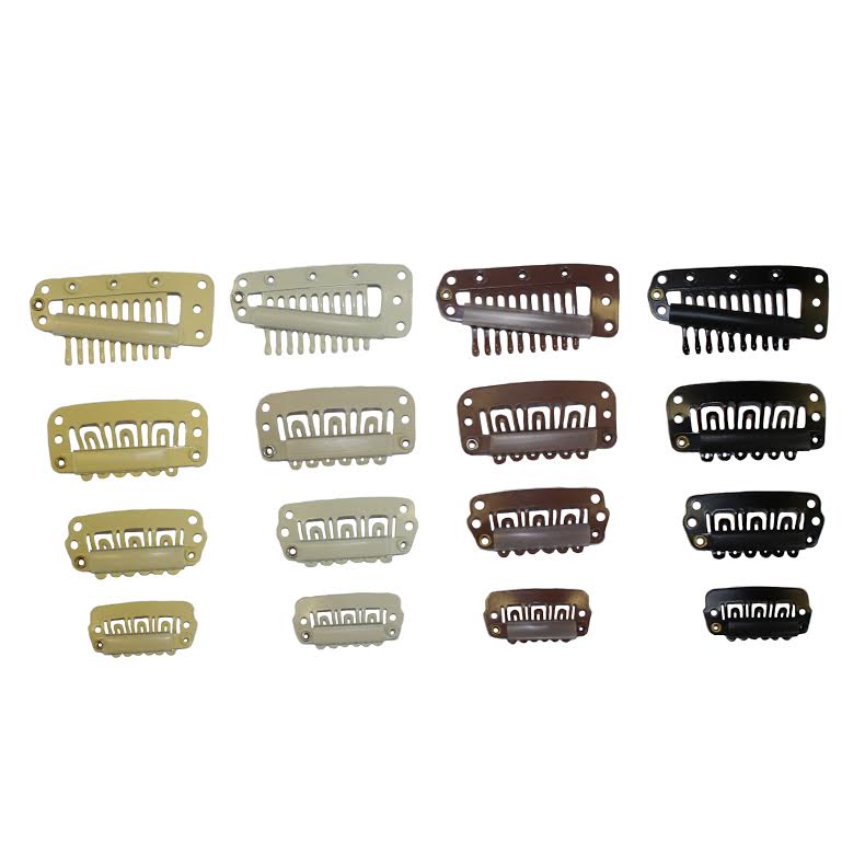 Metalowe klipsy do włosów