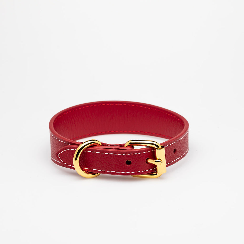 Red Dog Collar Thin